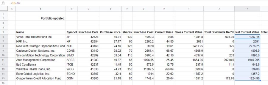 how-to-make-a-stock-portfolio-in-excel-net-current-value