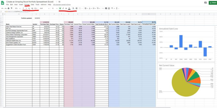 how-to-make-a-stock-portfolio-in-excel-whole-spreadsheet