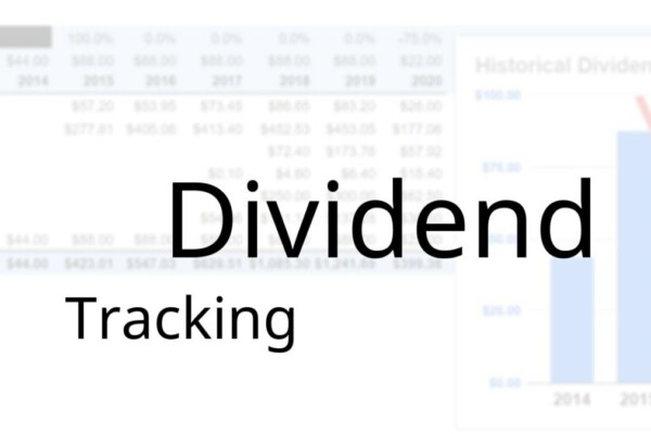 dividend tracking spreadsheet featured