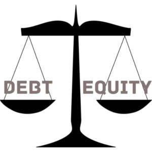 debt equity financing scale