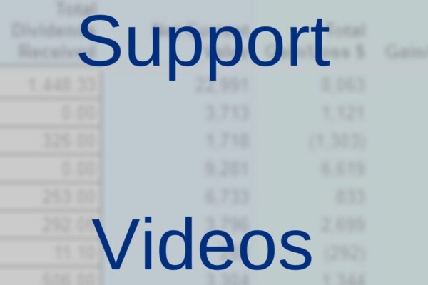 support videos stock portfolio in excel featured
