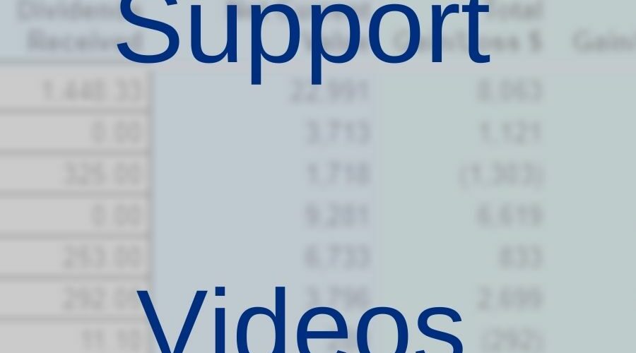 support videos stock portfolio in excel featured
